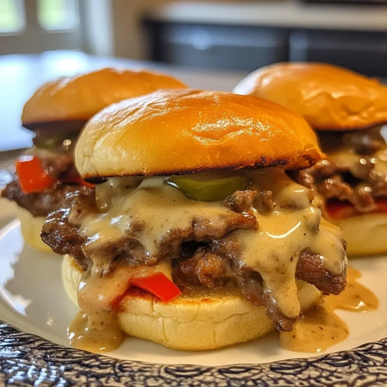 Philly Cheesesteak Sliders