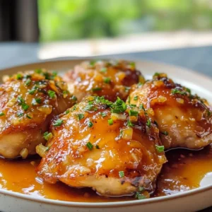 nstant Pot Apricot Glazed Chicken Thighs