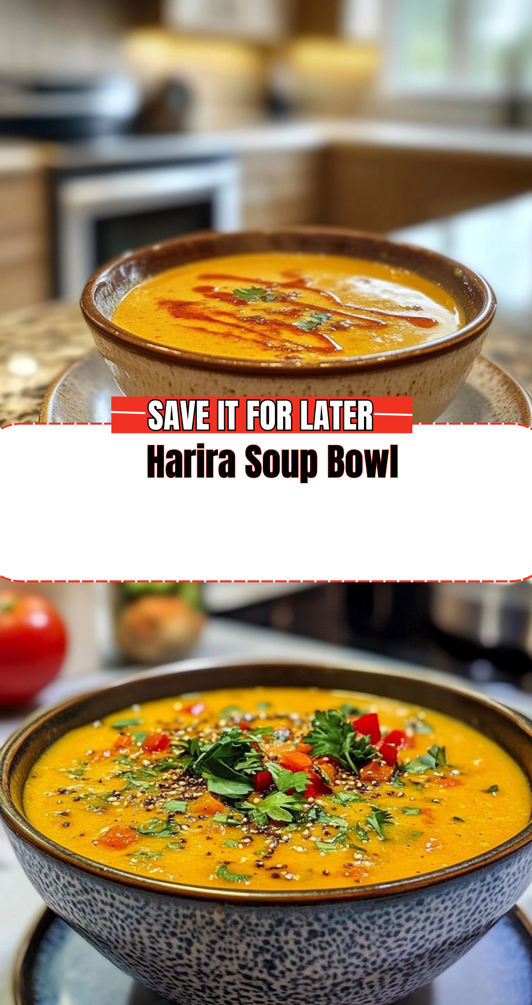 Harira Soup Bowl