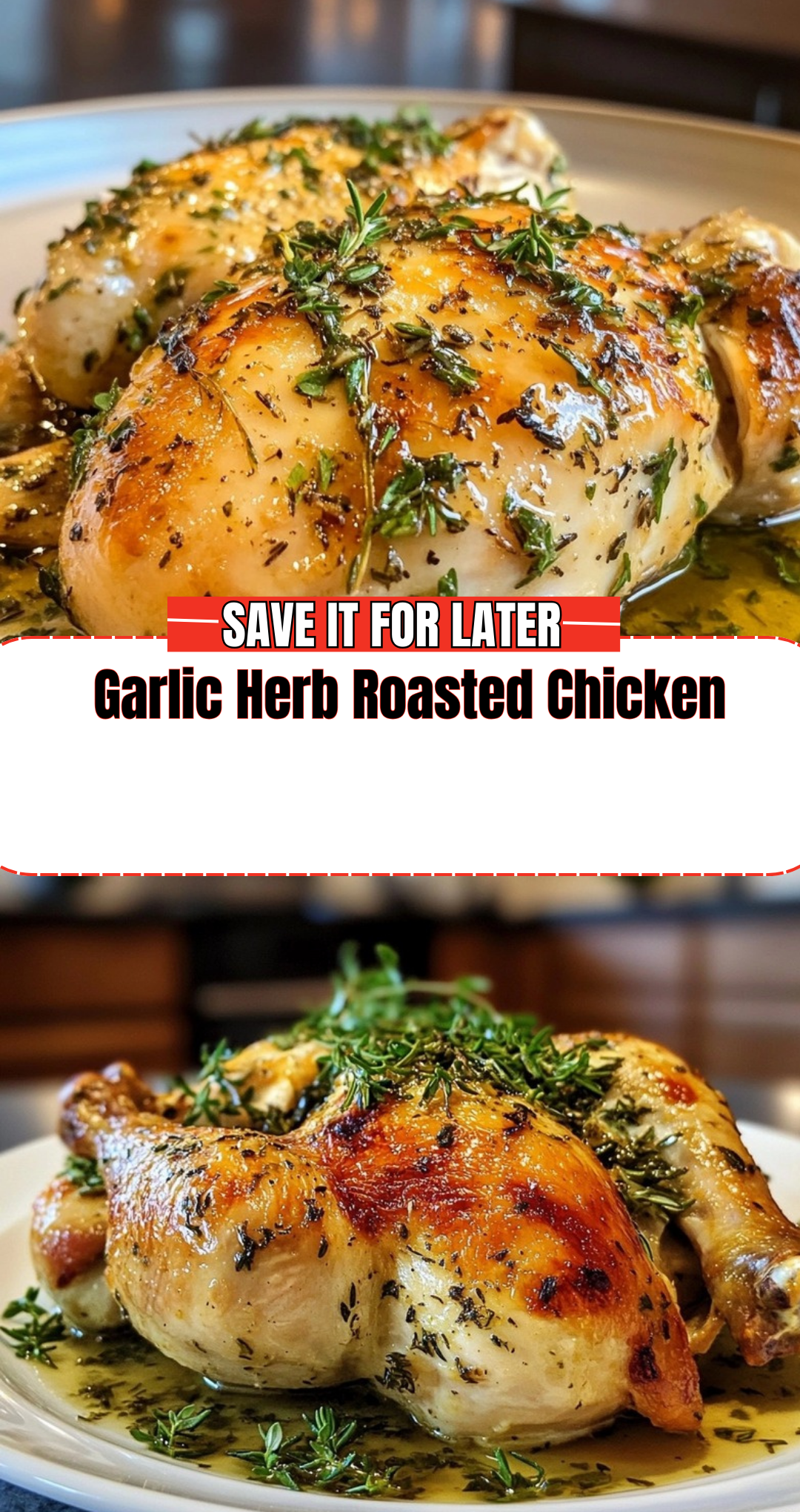 Garlic Herb Roasted Chicken