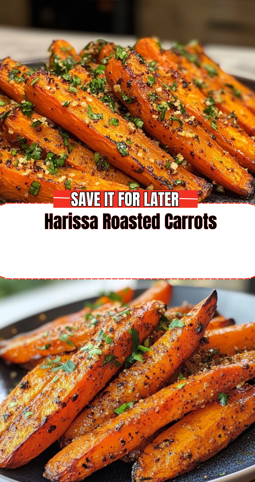 Harissa Roasted Carrots