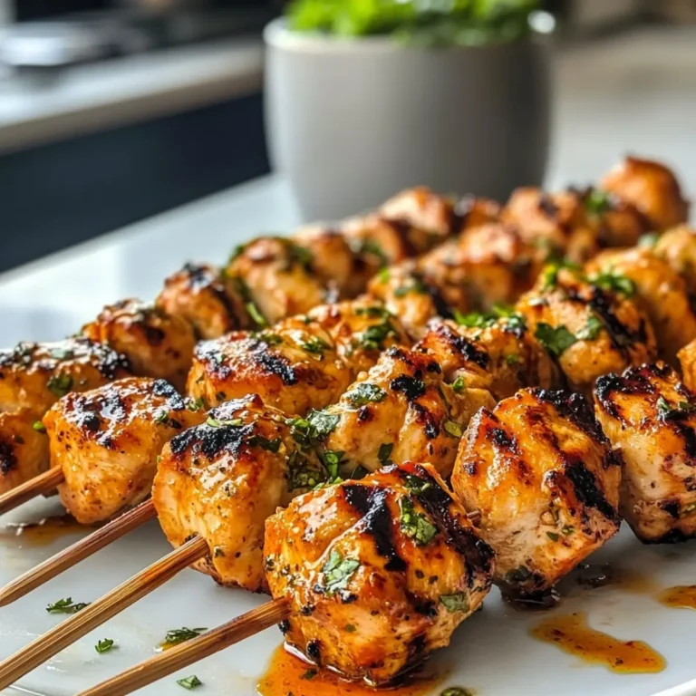 Grilled Chicken Skewers