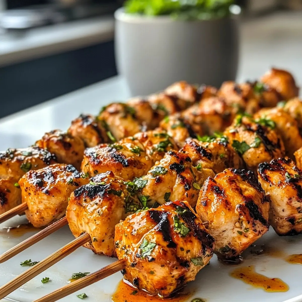 Grilled Chicken Skewers
