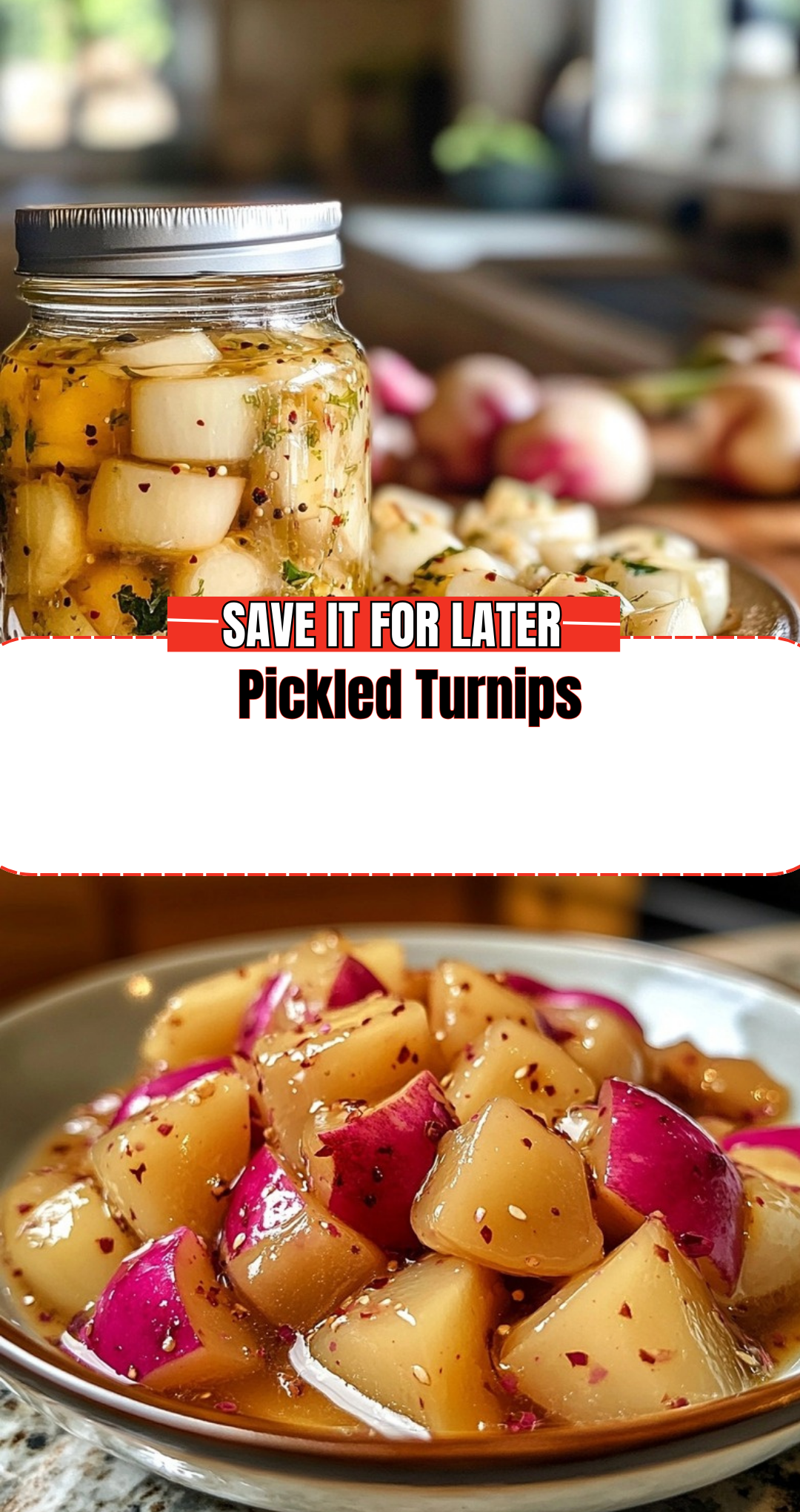Pickled Turnips