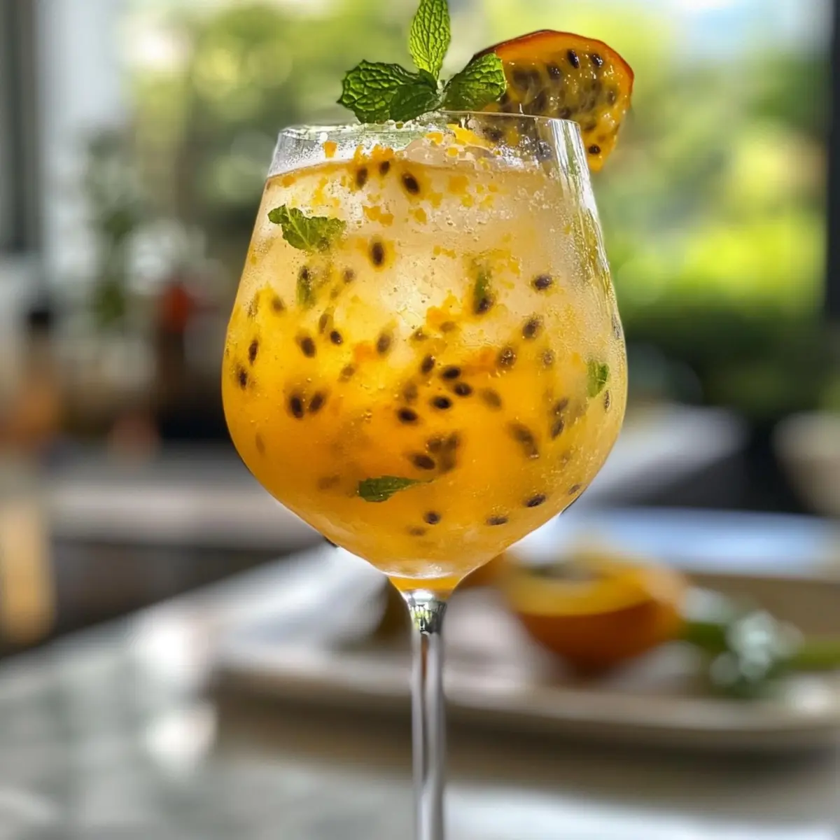 Passionfruit Mocktail Spritz
