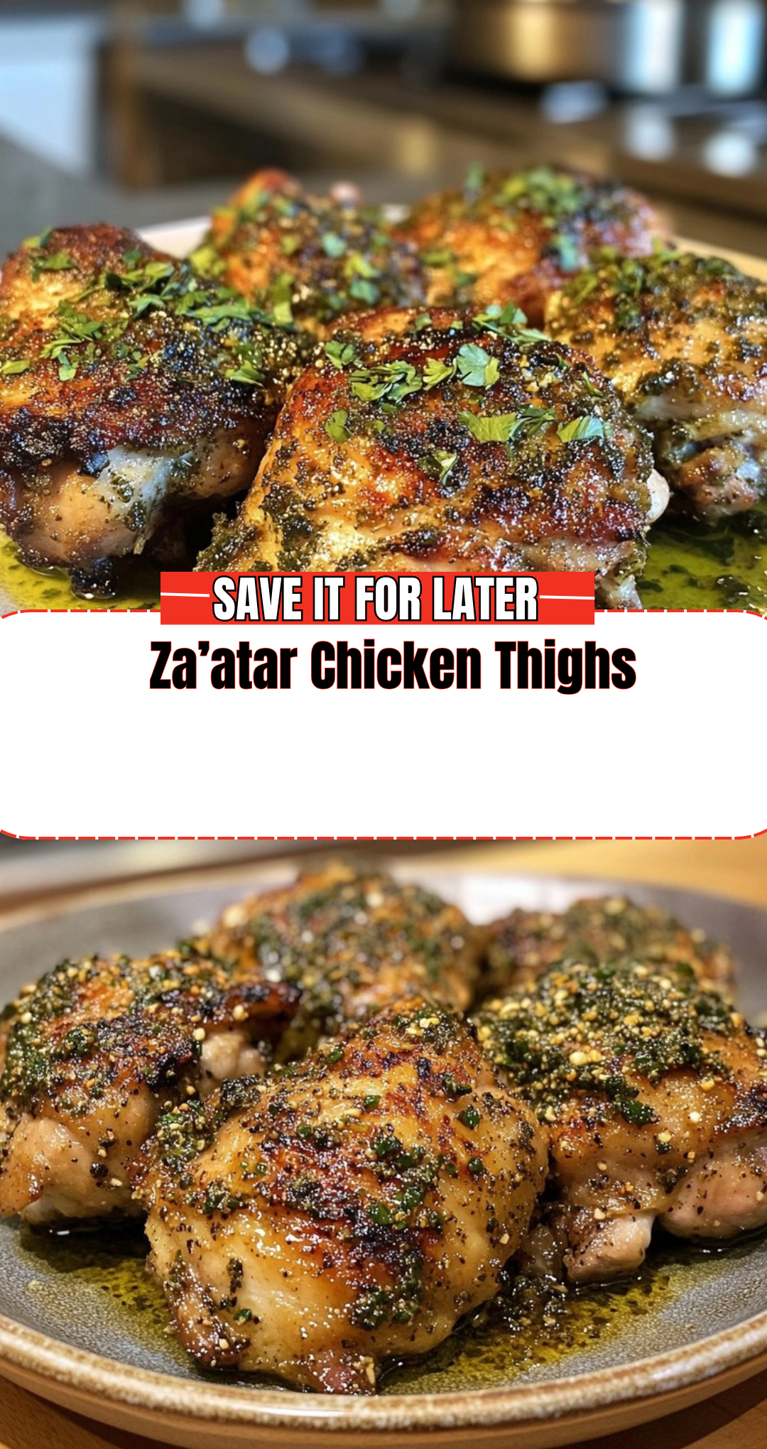 Za’atar Chicken Thighs