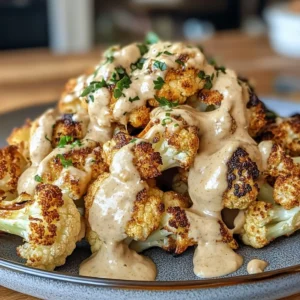 Roasted Cauliflower Tahini Sauce