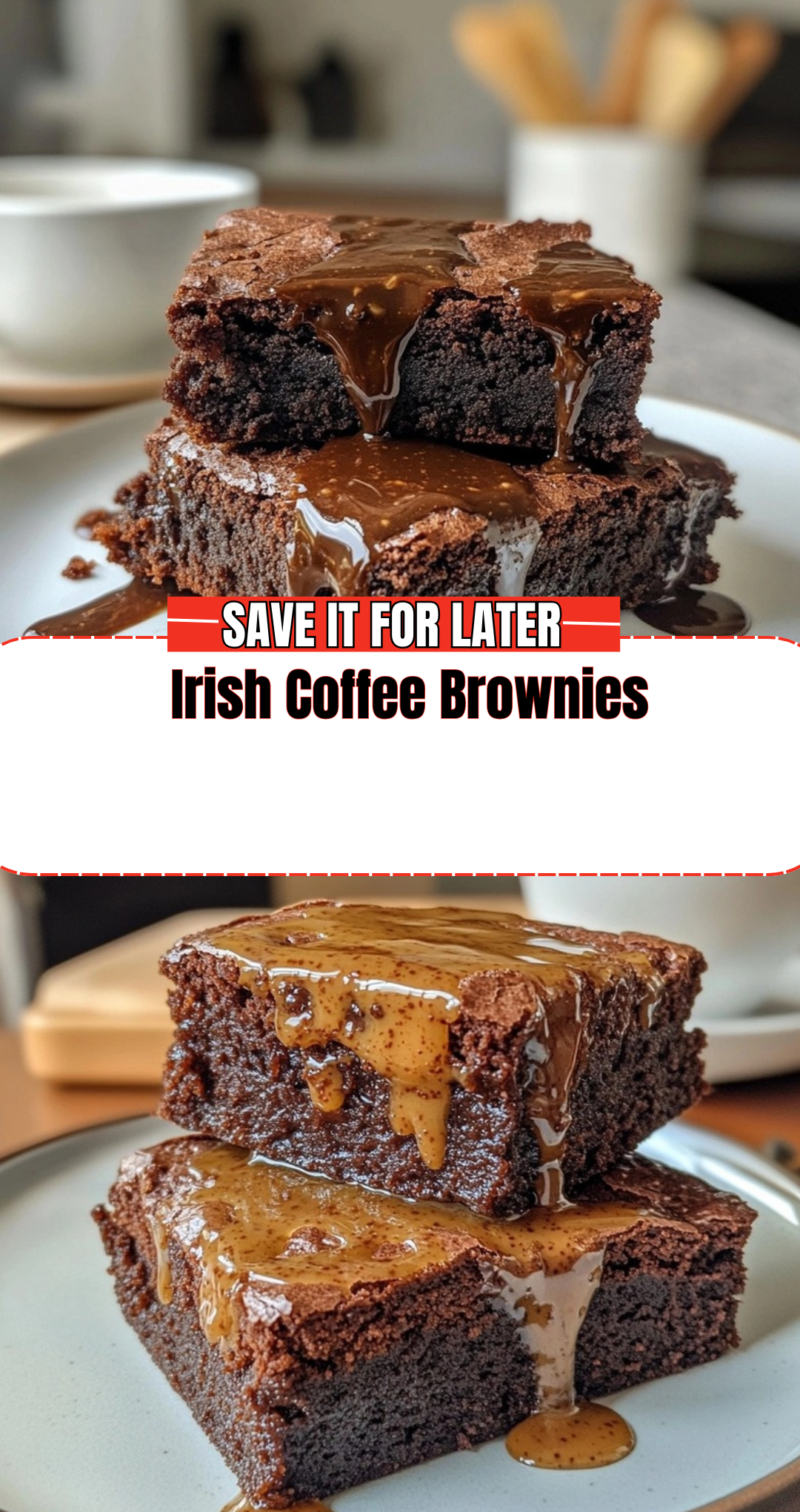 Irish Coffee Brownies