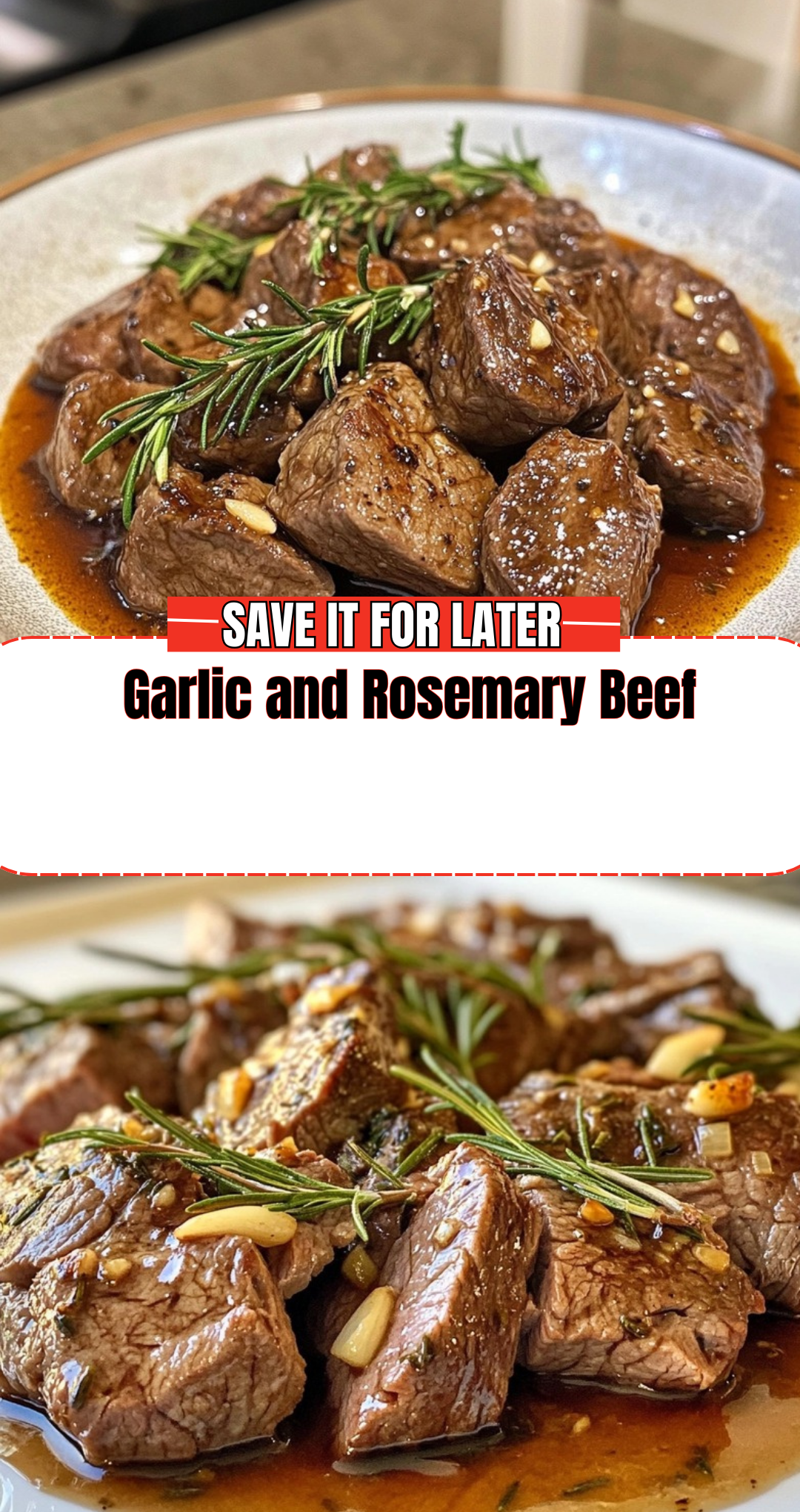 Garlic and Rosemary Beef