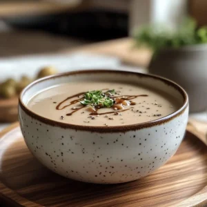 Roasted Chestnut Cream Soup
