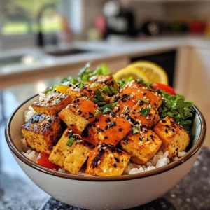 Lemon Pepper Tofu Bowl
