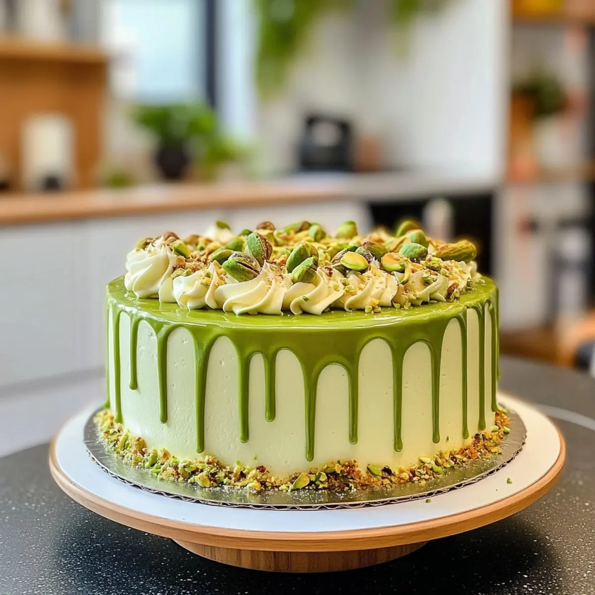 Pistachio Cream Cake