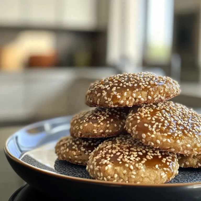 Honey Sesame Date Cookies