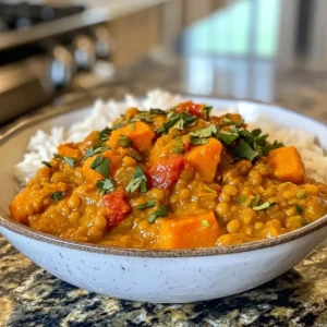 Sweet Potato Lentil Curry