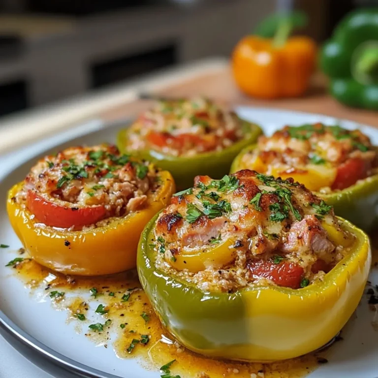 Tuna Stuffed Peppers