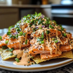 Everything Bagel Salmon Nachos