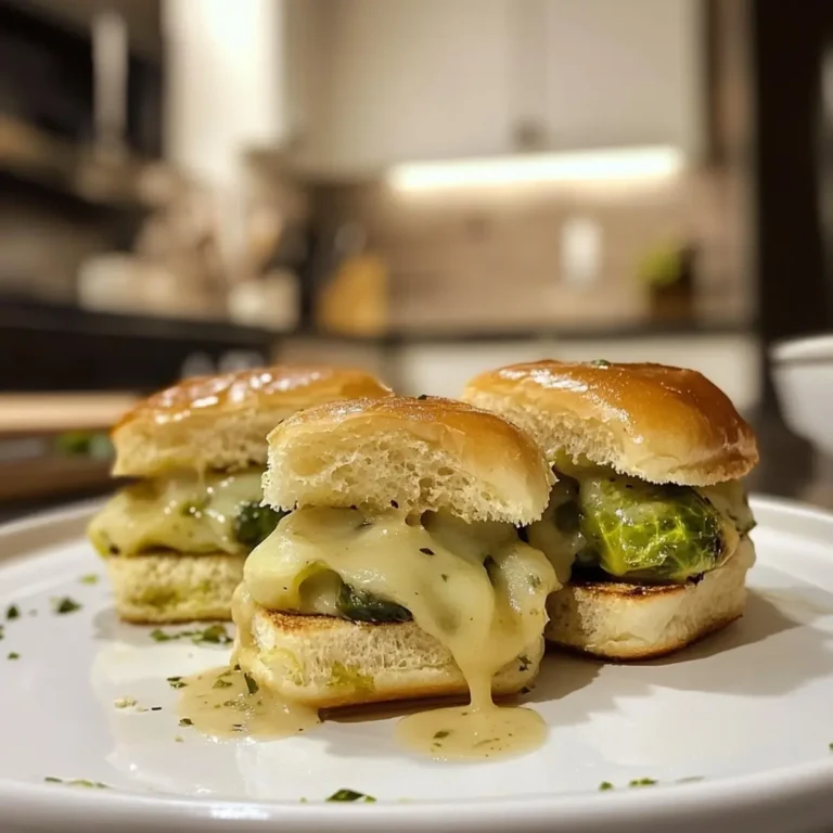 Parmesan Brussels Sprout Sliders