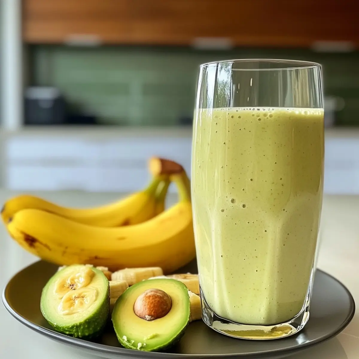 Creamy Avocado Banana Smoothie