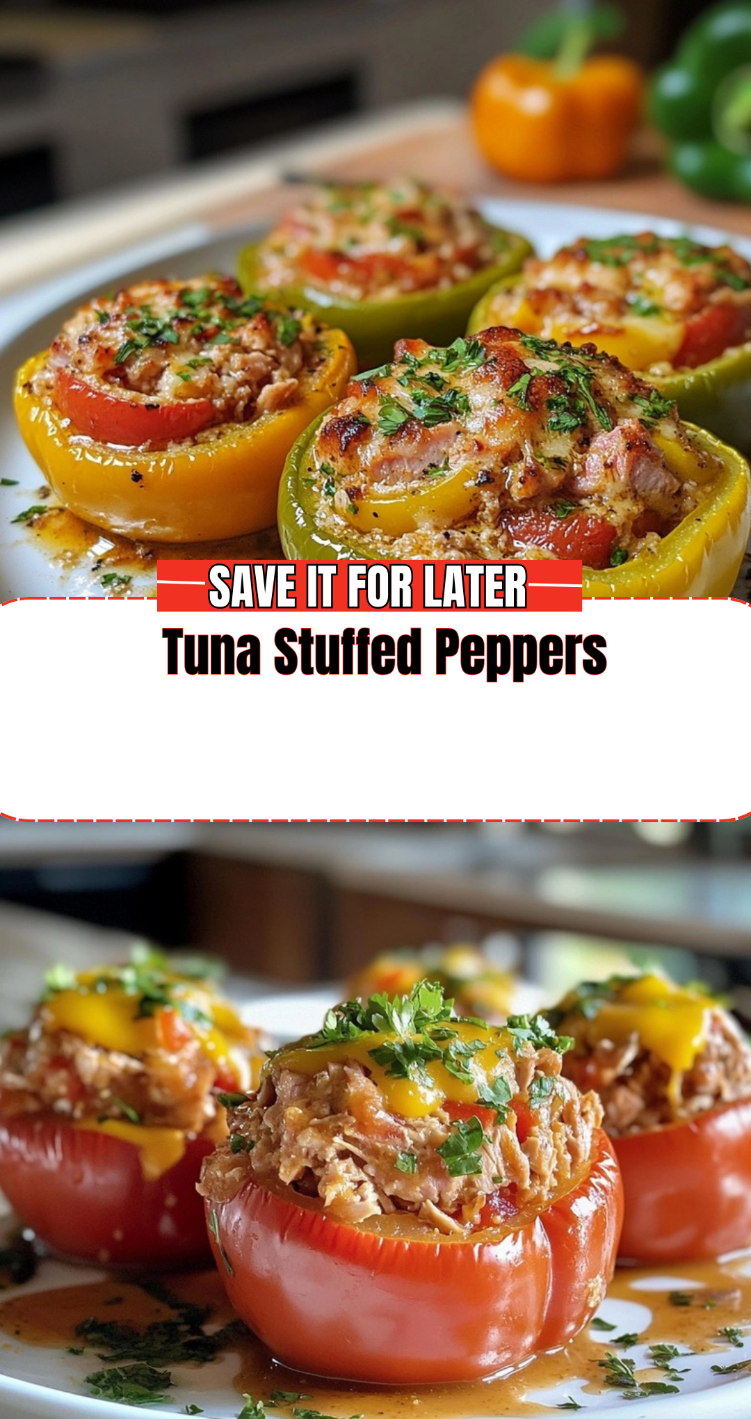 Tuna Stuffed Peppers
