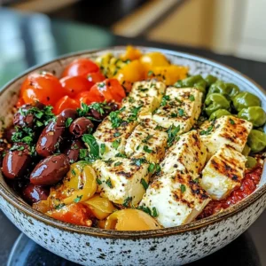 Baked Feta Mediterranean Bowl