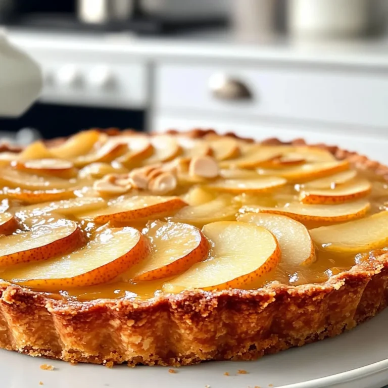 Pear Almond Frangipane Tart