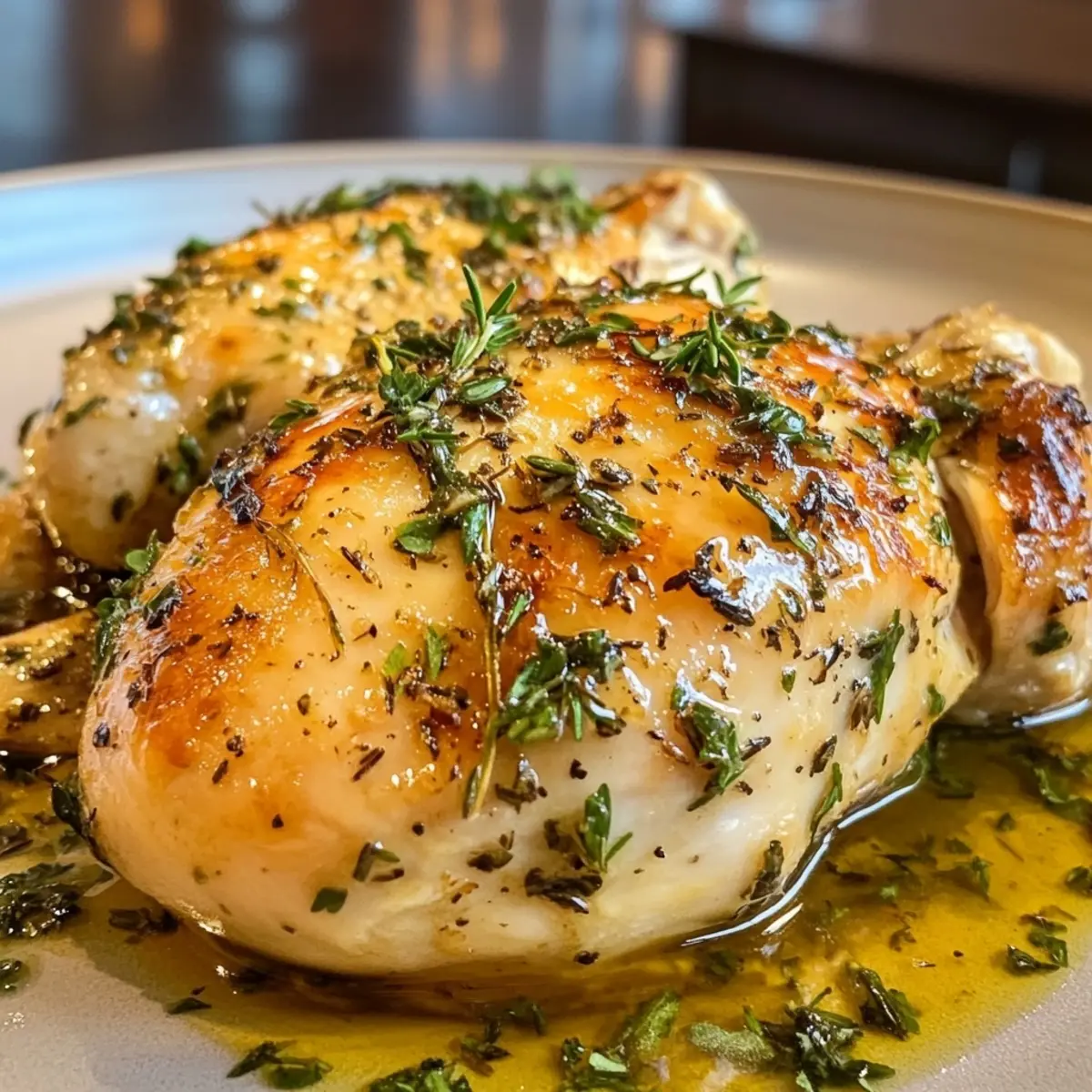 Garlic Herb Roasted Chicken