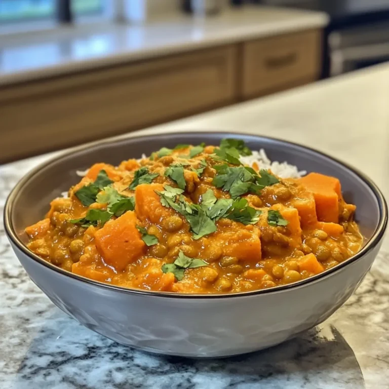 Sweet Potato Lentil Curry