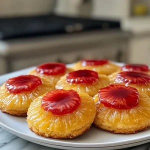 Pineapple Upside Down Sugar Cookies