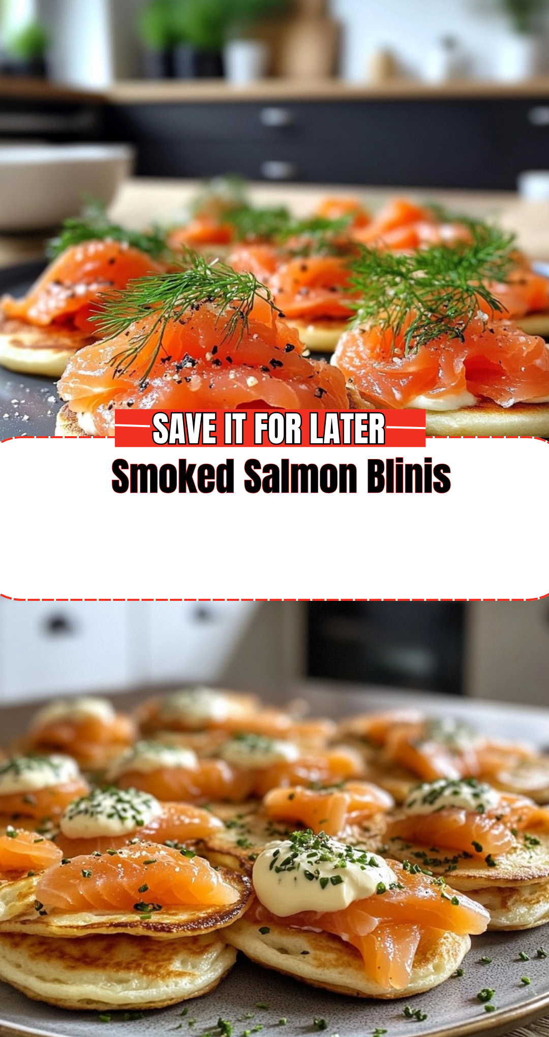 Smoked Salmon Blinis