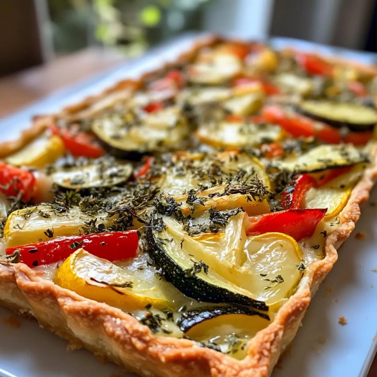 Savory Spring Vegetable Tart