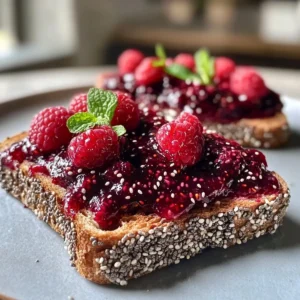 Instant Pot Berry Chia Jam for High-Fiber Toasts