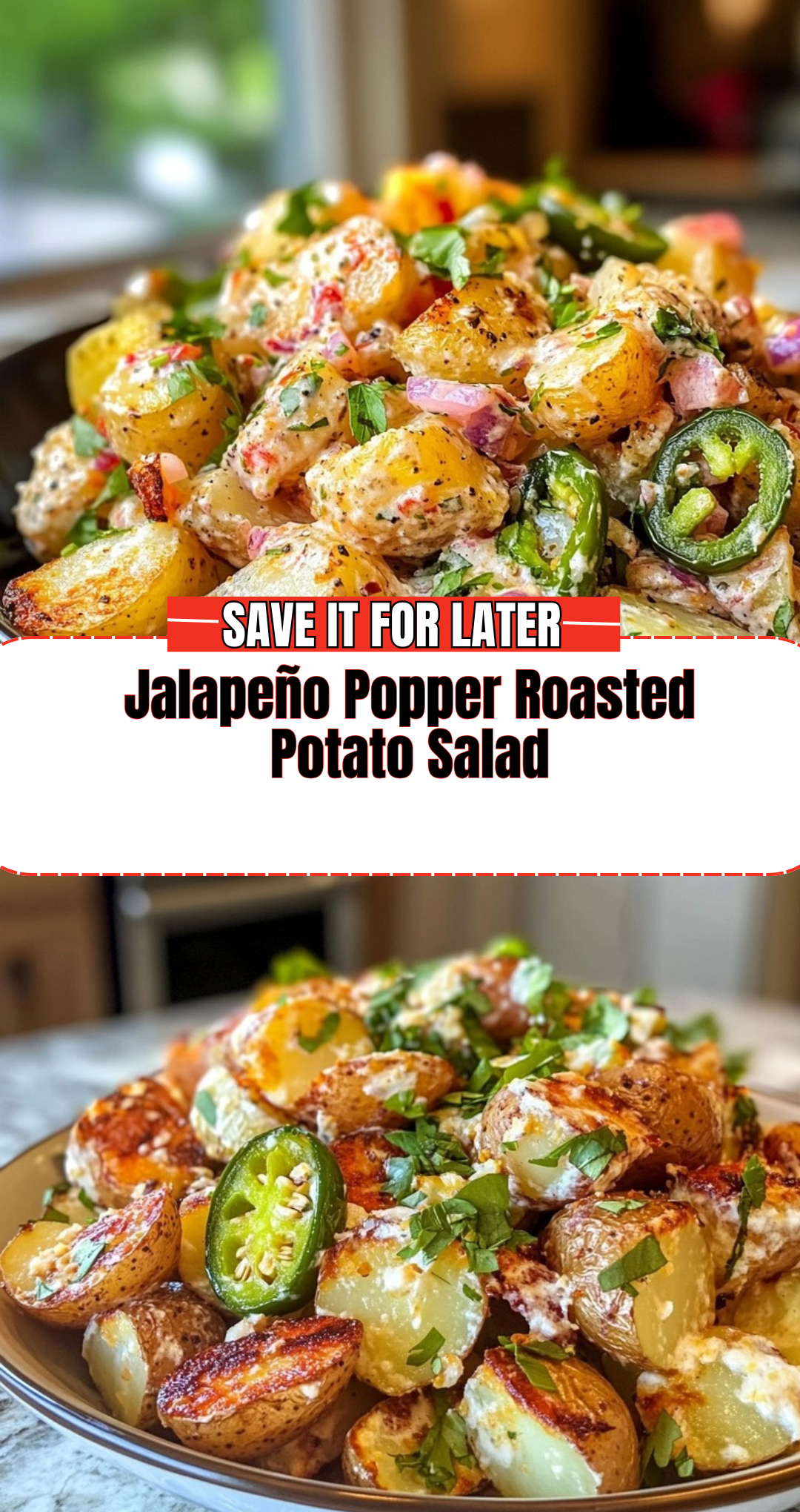 Jalapeño Popper Roasted Potato Salad