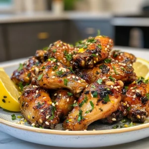 Spicy Lemon Pepper Wings