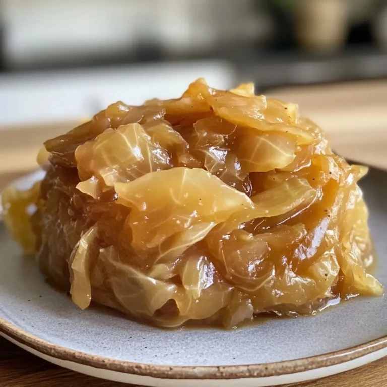 Slow Cooker Apple Cider Braised Cabbage