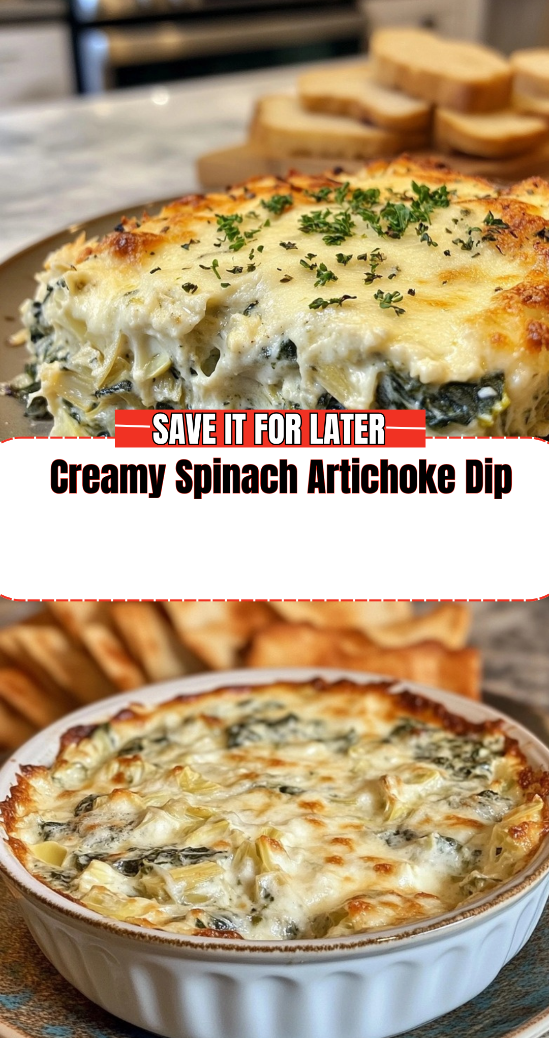 Creamy Spinach Artichoke Dip